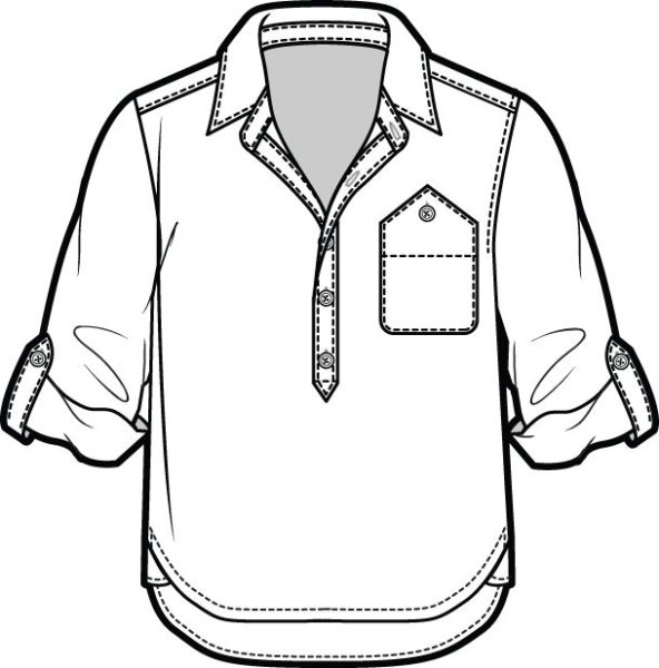 Эскиз рубашки