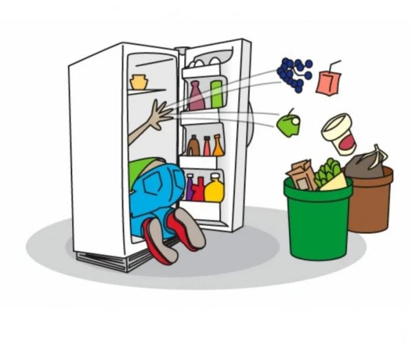 Нарисовать холодильник