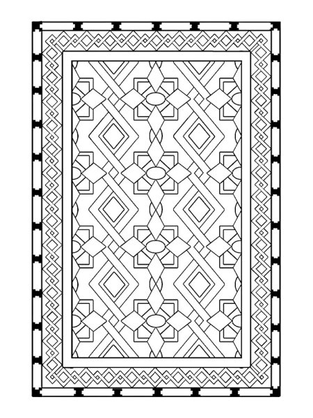 Ковровые узоры и орнаменты