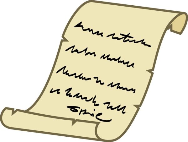 Записка рисунок