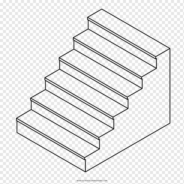 Лестница раскраска