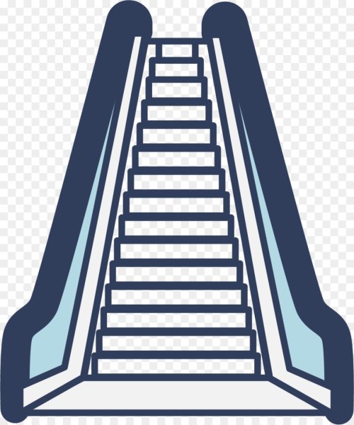 Лестница нарисованная