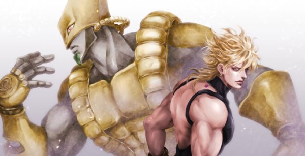 Дио Брандо арт с the World