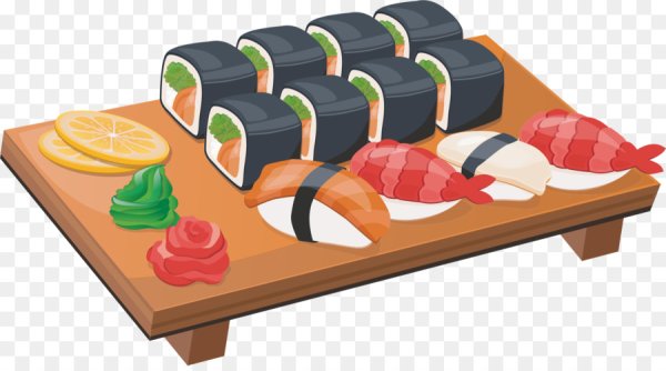 Роллы нарисованные