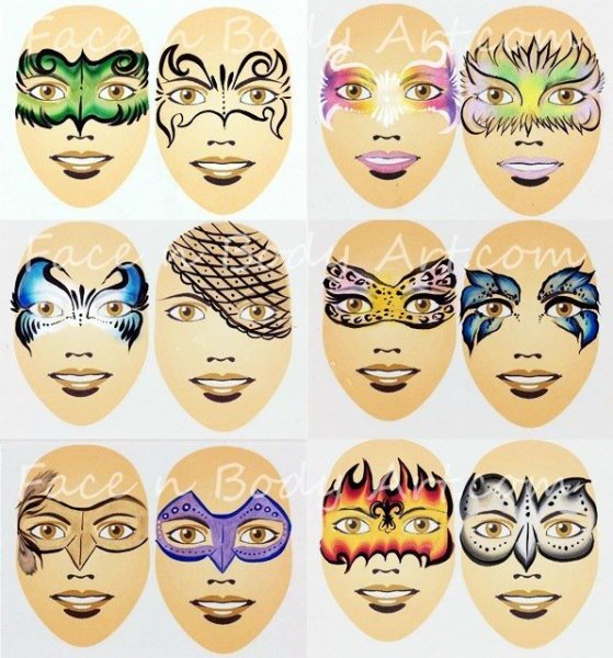 Эскизы грима для театра