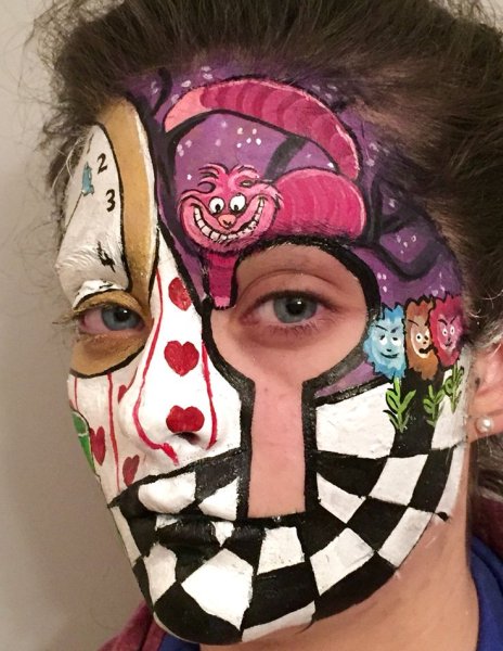 Маска лица для рисования