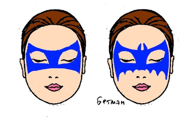 Схемы аквагрима для детей