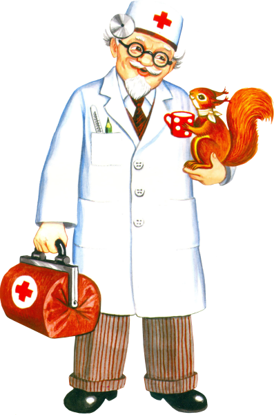 Айболит рисунок для детей