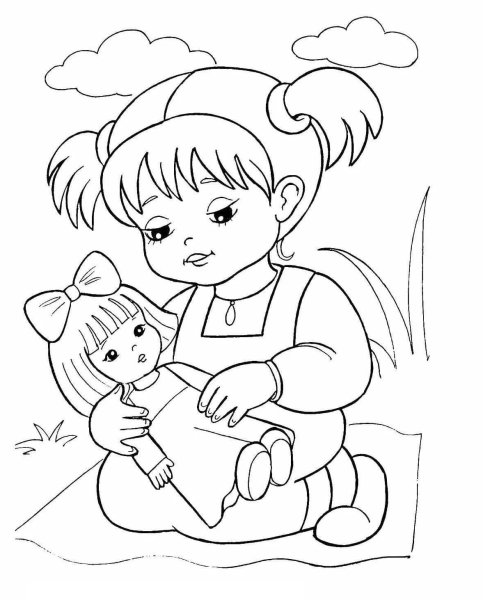 Раскраски для детей в садик