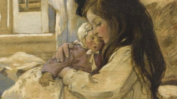 Раскраска кукла