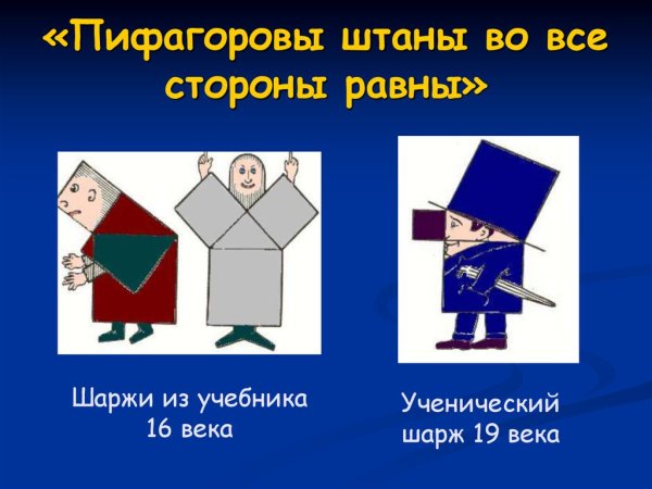 Теорема Пифагоровы штаны