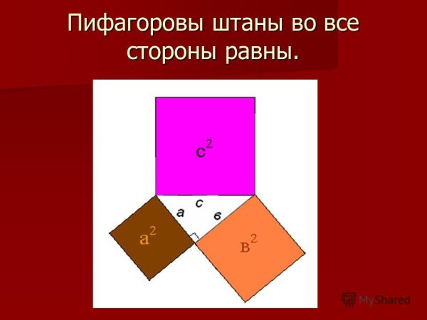 Пифагоровы штаны во все стороны равны