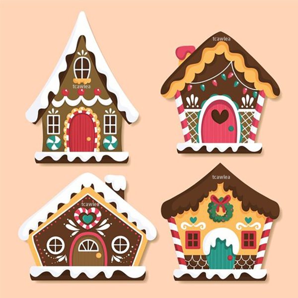 Рисование Пряничный домик