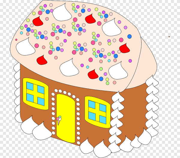 Пряничный домик иллюстрации