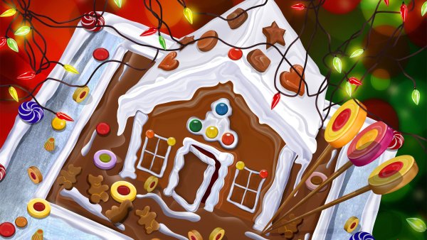 Братья Гримм сахарный домик