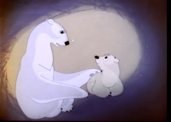 Белый медведь Умка мультфильм