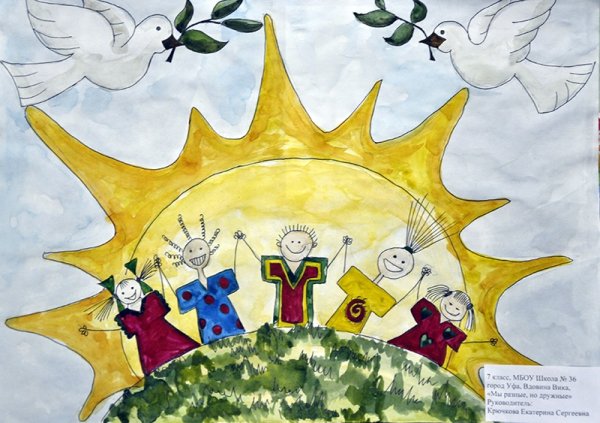 Культура народов России рисунок