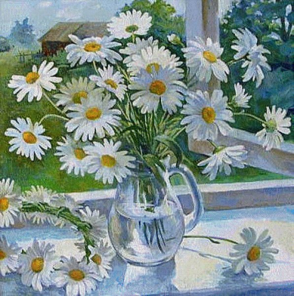 Цветы. Раскраска