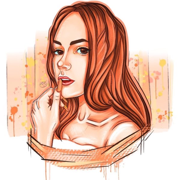 Сфотканный рисунок