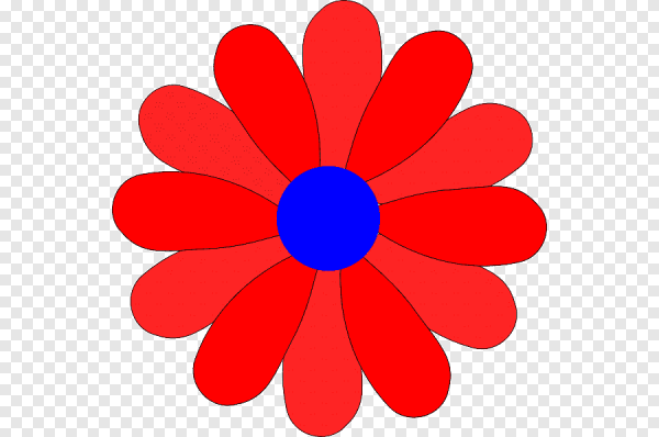Красный цветок для детей