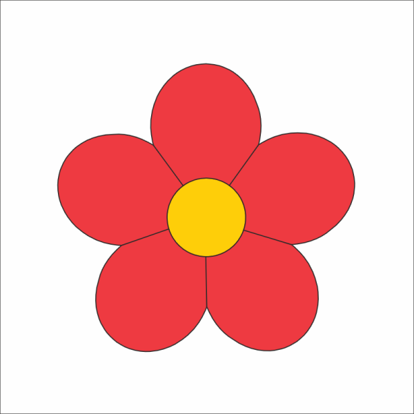 Цветок пять лепестков