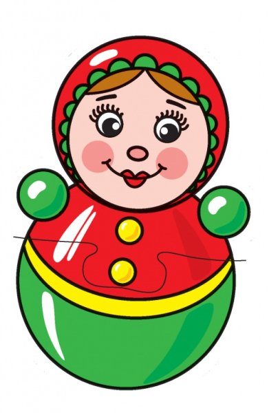 Неваляшки для рисования в детском саду