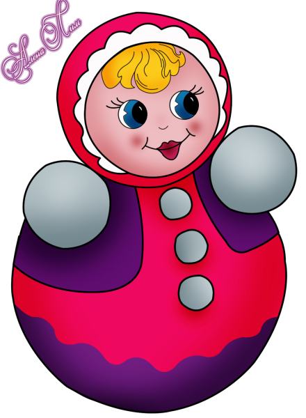 Неваляшка рисунок