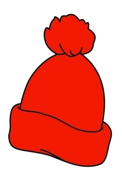 Шапка нарисованная