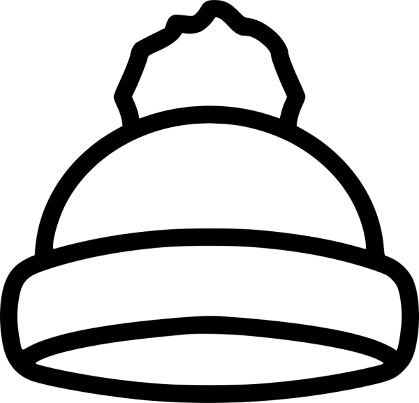 Раскраска шапочка для детей