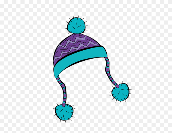 Зимняя шапка мультяшная