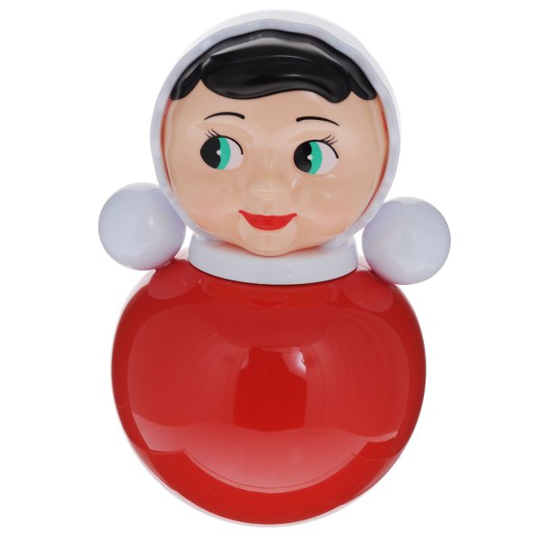 Неваляшка Stellar белый медведь, упаковка пакет (01678) 18 см