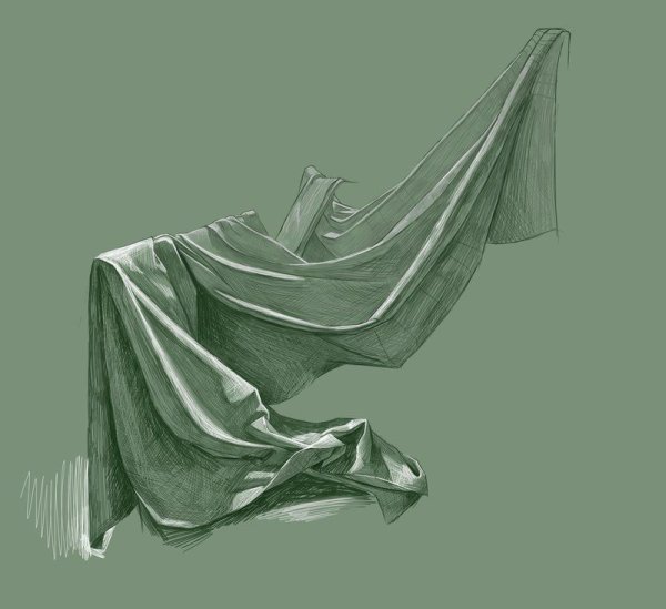 Рисование драпировки