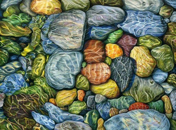 Разноцветные камушки