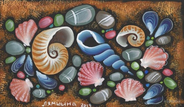 Камушки ракушки для детей