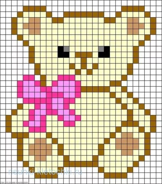 Рисование поклетачкам