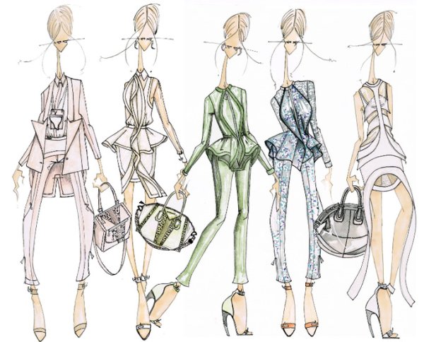 Разработка эскизов одежды