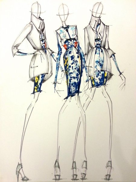 Рисование для дизайнеров одежды