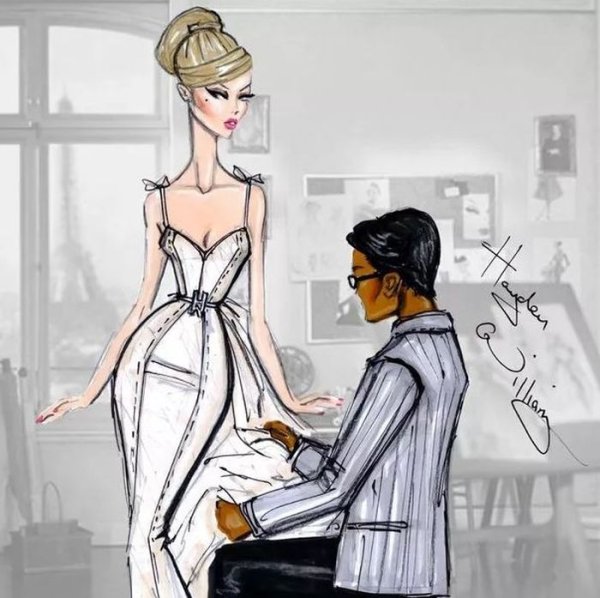 Модельер иллюстрация