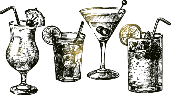 Коктейль карандашом