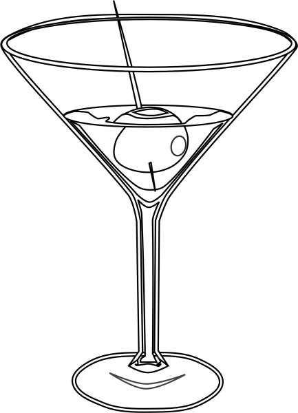Коктейль раскраска для детей