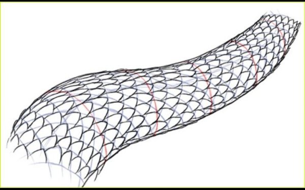 Кисть чешуя змеи Procreate