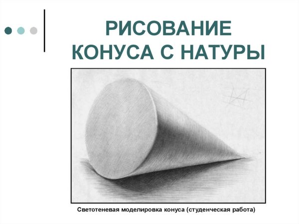 Конус картинка для детей