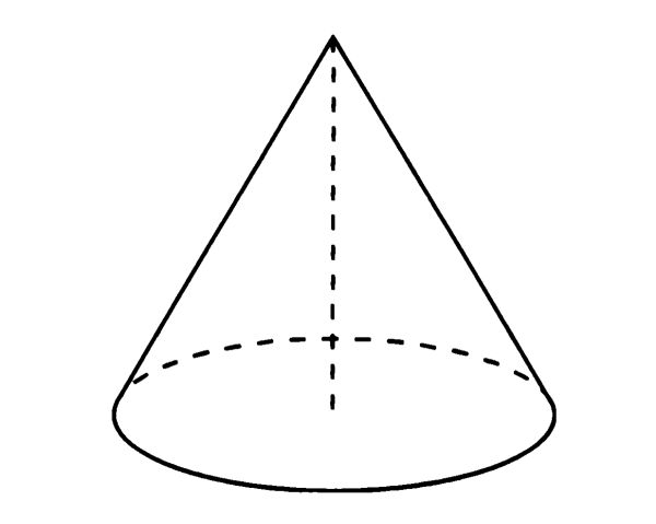 Рисование конуса