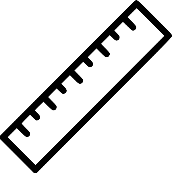 Линейка векторное изображение