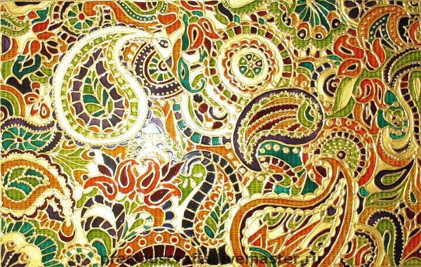 Орнаментальные мотивы в текстиле Индии