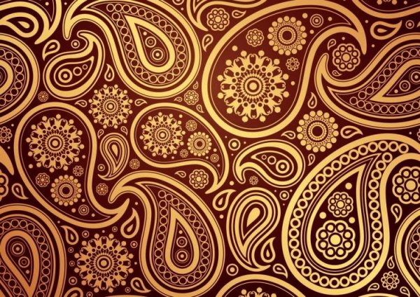 Бута азербайджанский узор вектор