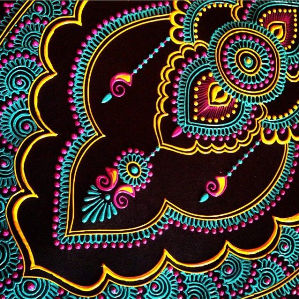 Орнаментальные мотивы Индии