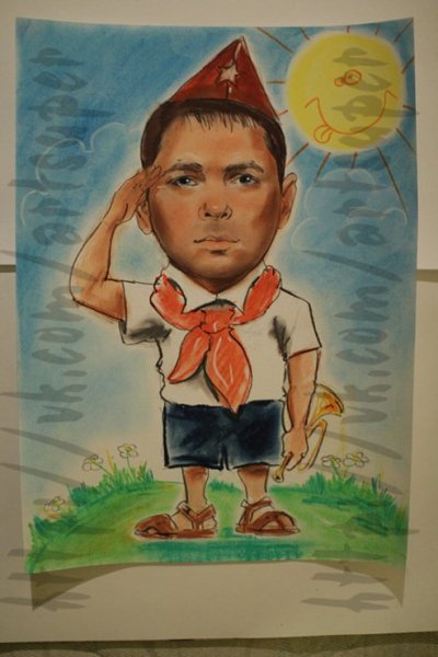 Пионер с Горном плакат