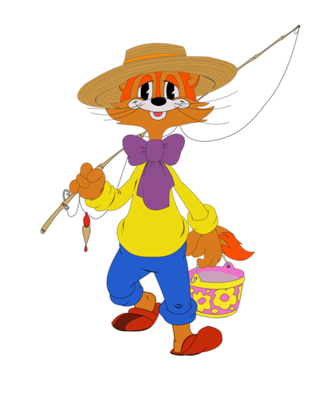 Персонажи мультфильма кот Леопольд