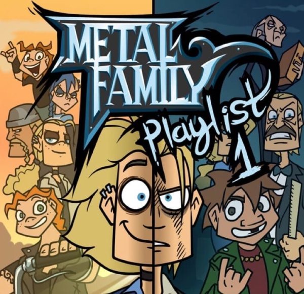 Обложка мультсериала метал Фэмили